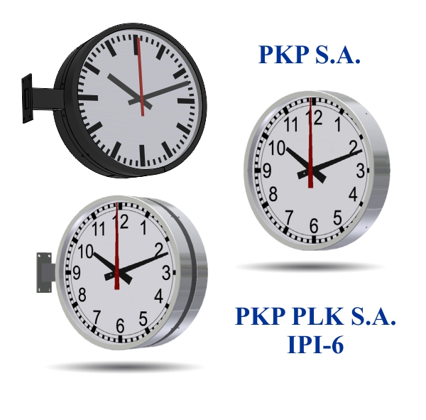 Zegary kolejowe 
Profil 760 PKP IPI-6